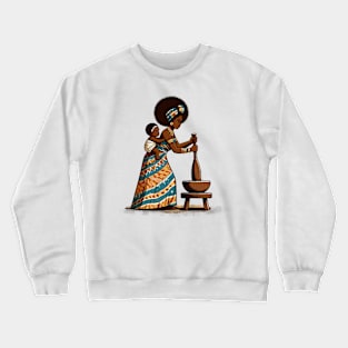 Afrocentric Mother And Baby Crewneck Sweatshirt